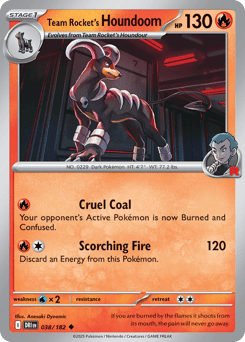 Team Rocket's Houndoom Destined Rivals #38