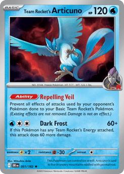 Team Rocket's Articuno Destined Rivals #51