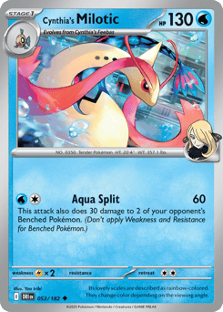 Cynthia's Milotic Destined Rivals #53