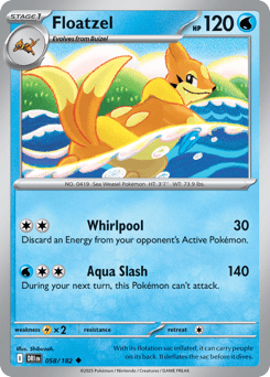 Floatzel Destined Rivals #58