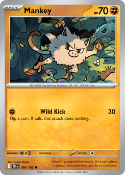 Mankey Destined Rivals #90