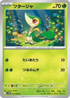 Japanese Snivy (ツタージャ)