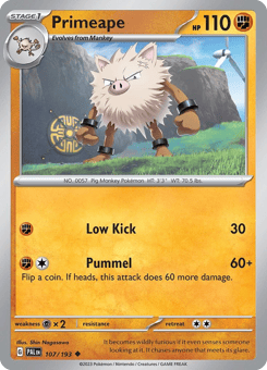 Primeape Paldea Evolved #107