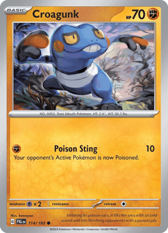 Croagunk Paldea Evolved #114