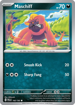 Maschiff Paldea Evolved #142