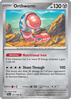 Orthworm Paldea Evolved #151