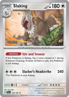 Slaking Paldea Evolved #162