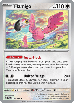 Flamigo Paldea Evolved #170