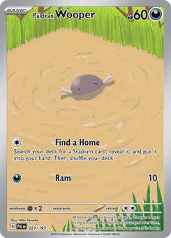 Paldean Wooper Paldea Evolved #221