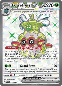 Forretress ex Paldea Evolved #230