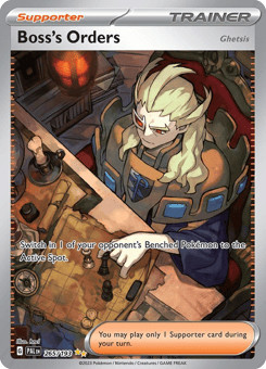 Boss's Orders (Ghetsis) Paldea Evolved #265