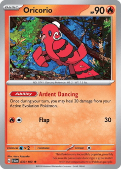 Oricorio Paldea Evolved #33