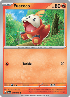 Fuecoco Paldea Evolved #34