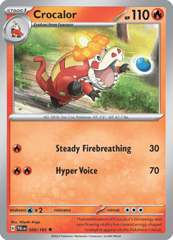 Crocalor Paldea Evolved #36