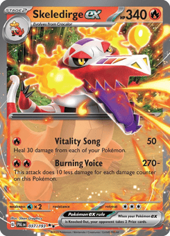 Skeledirge ex Paldea Evolved #37