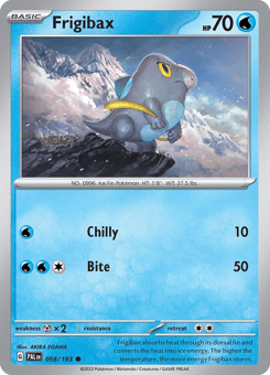 Frigibax Paldea Evolved #58