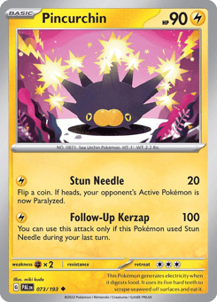 Pincurchin Paldea Evolved #73