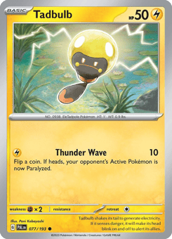 Tadbulb Paldea Evolved #77
