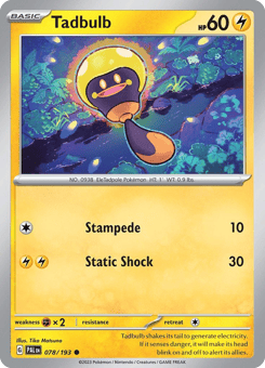 Tadbulb Paldea Evolved #78