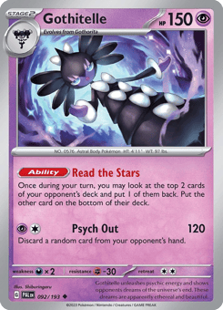 Gothitelle Paldea Evolved #92