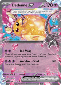 Dedenne ex Paldea Evolved #93