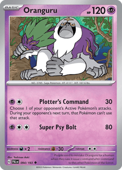 Oranguru Paldea Evolved #94