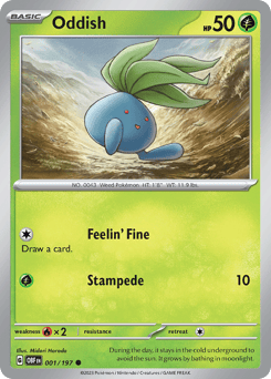 Oddish Obsidian Flames #1