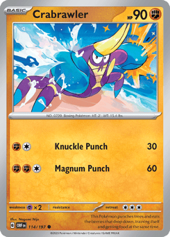 Crabrawler Obsidian Flames #114