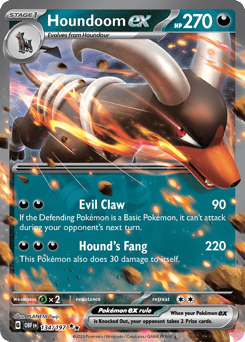 Houndoom ex Obsidian Flames #134