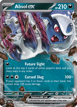 Absol ex Obsidian Flames #135