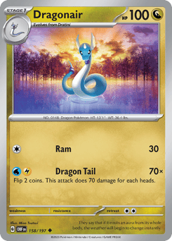Dragonair Obsidian Flames #158