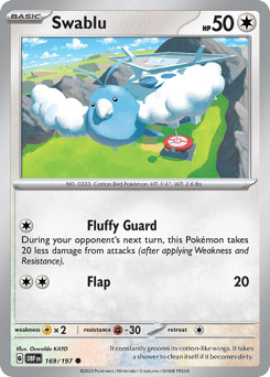 Swablu Obsidian Flames #169