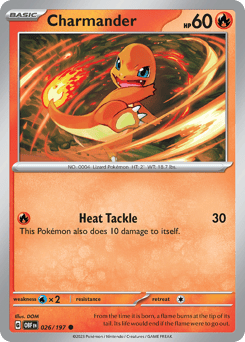 Charmander Obsidian Flames #26