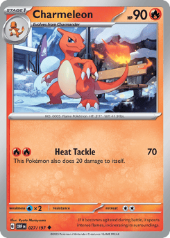 Charmeleon Obsidian Flames #27