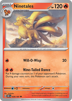 Ninetales Obsidian Flames #29
