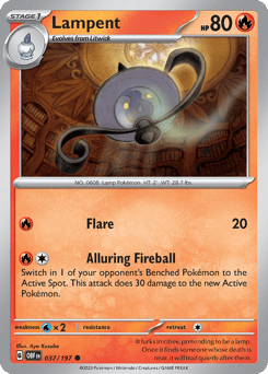 Lampent Obsidian Flames #37