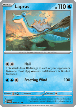Lapras Obsidian Flames #45