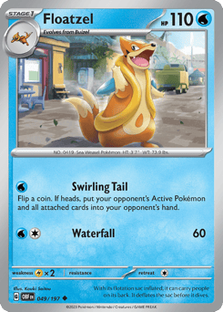 Floatzel Obsidian Flames #49