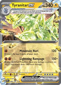Tyranitar ex Obsidian Flames #66