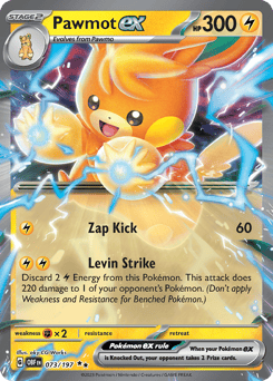 Pawmot ex Obsidian Flames #73