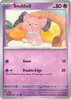 Snubbull Obsidian Flames #87