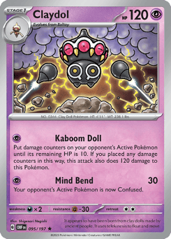 Claydol Obsidian Flames #95