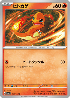 Japanese Charmander (ヒトカゲ)