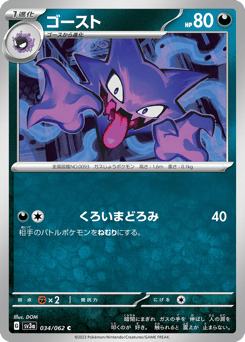 Japanese Gastly (ゴースト)