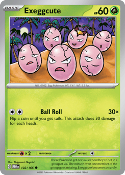 Exeggcute 151 #102