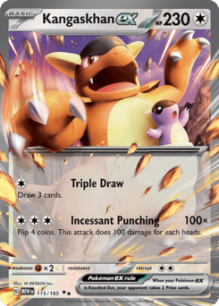 Kangaskhan ex 151 #115