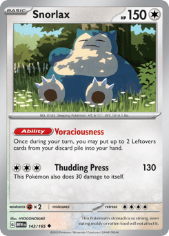 Snorlax 151 #143
