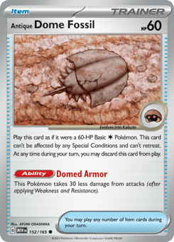 Antique Dome Fossil 151 #152
