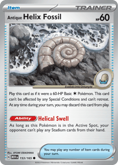 Antique Helix Fossil 151 #153
