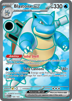 Blastoise ex 151 #184